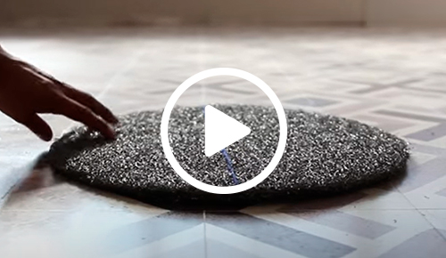 Een high traffic Granito vloer kristalliseren